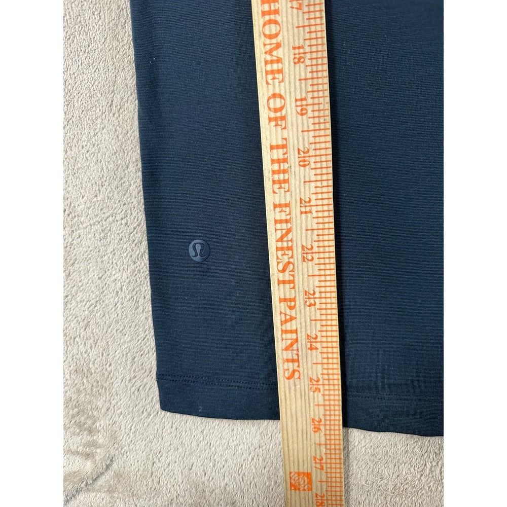 Lululemon Evolution Short-Sleeve Polo Shirt Mens Size XS Navy Blue EUC - Picture 9 of 9